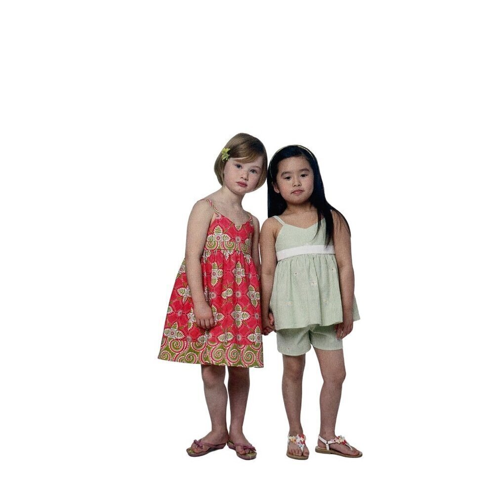 Butterick See and Sew Sewing Pattern 5630 Dress Top Shorts Child Size 3-6